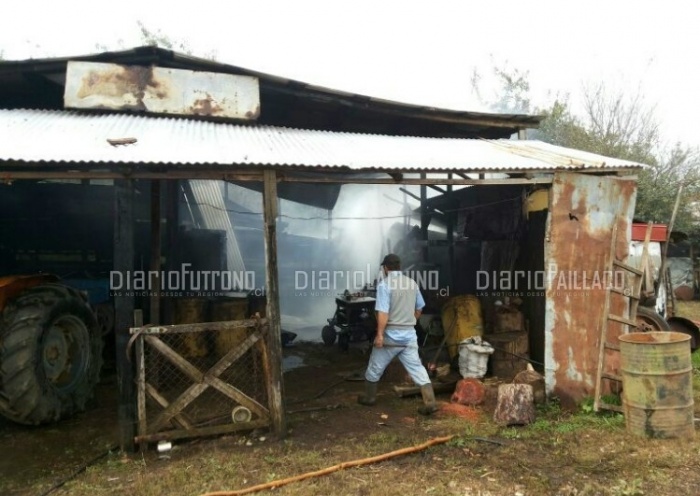 Brasas utilizadas en la preparación de tortillas serían la causa de incendio en Huichahue Bajo