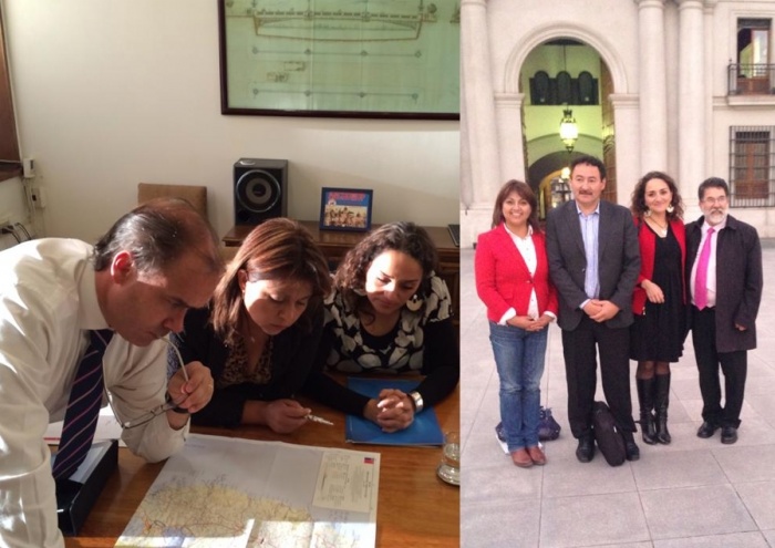 Alcaldesa Sarita Jaramillo recordó al Gobierno las principales necesidades de Futrono