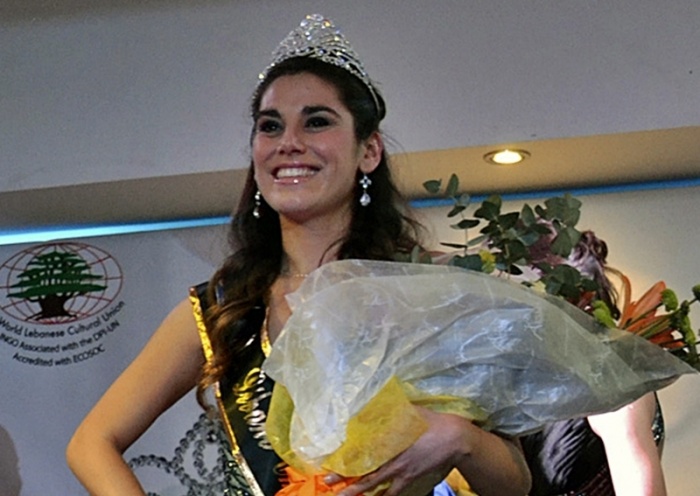 Yamir Garcés Sade es la nueva Miss Libano Emigrante de Chile