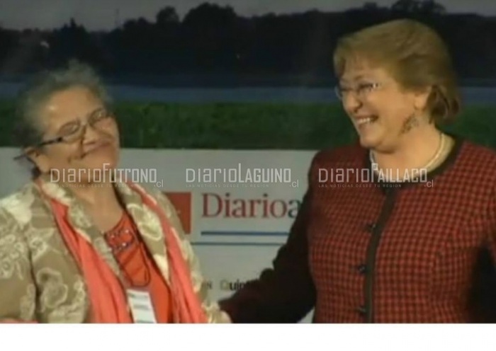 María Reyes, la artesana futronina destacada por la Presidenta Bachelet