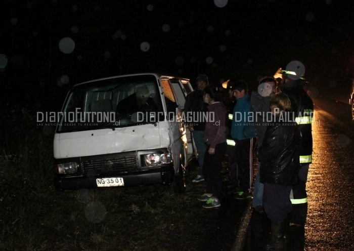 Una madre y sus dos hijos involucrados en accidente en Nontuelá 