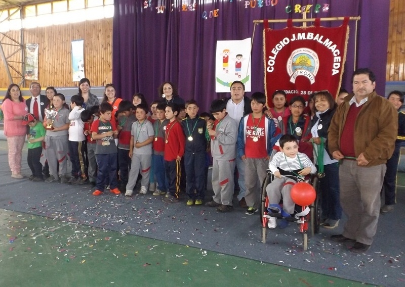 Olimpiadas de Integración Escolar Municipal reunió a 5 establecimientos de la comuna