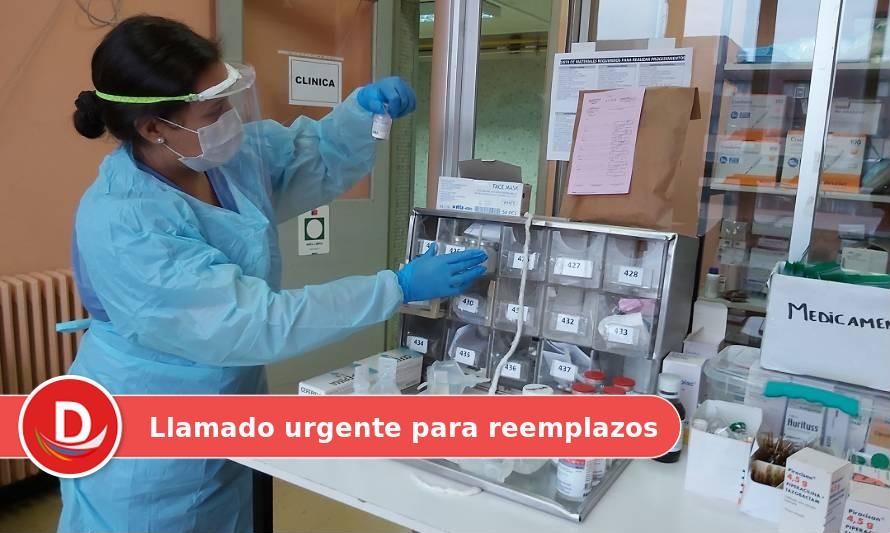 Hospital Base Valdivia requiere contratar
profesionales y técnicos en enfermería