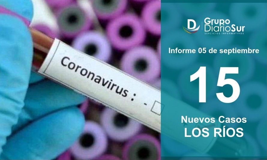 Región de Los Ríos suma 15 nuevos caos de Covid-19 