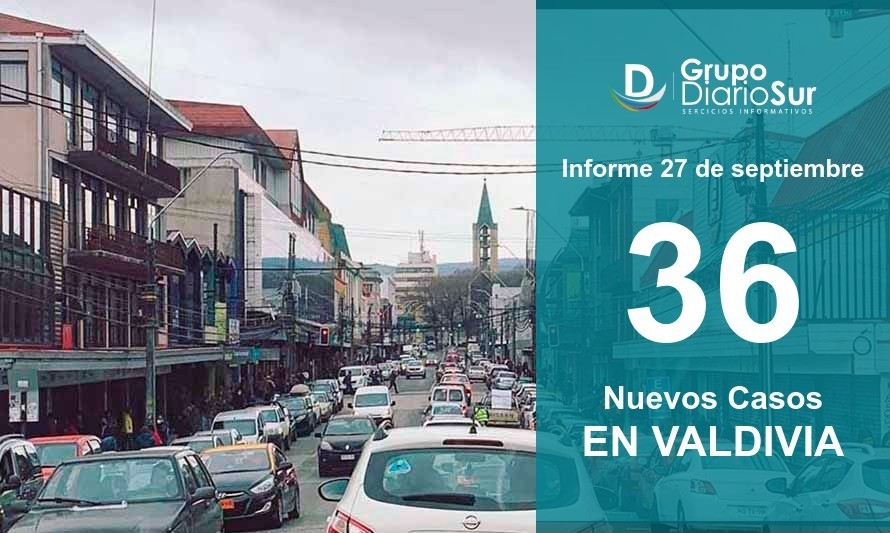 Comuna de Valdivia y su peor jornada de Covid: 36 nuevos casos