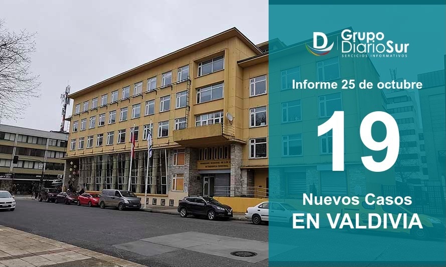 2 sin trazabilidad: Valdivia reporta este domingo 19 contagios