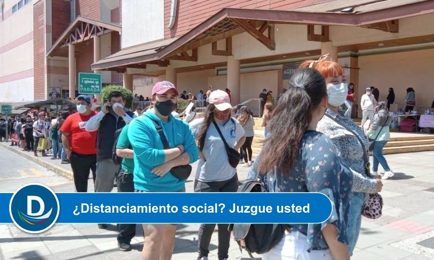 Preocupación en Valdivia por numerosa concurrencia de consumidores