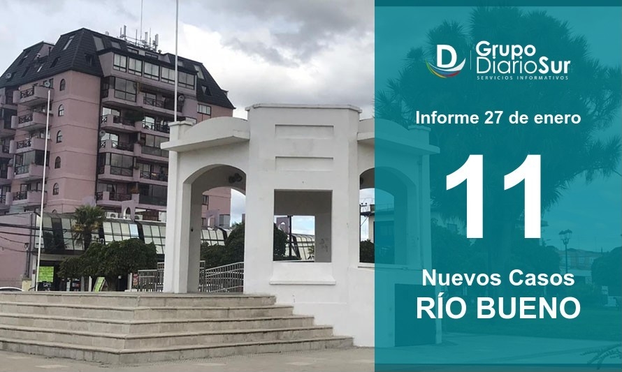 Baja número de contagios diarios en Río Bueno 
