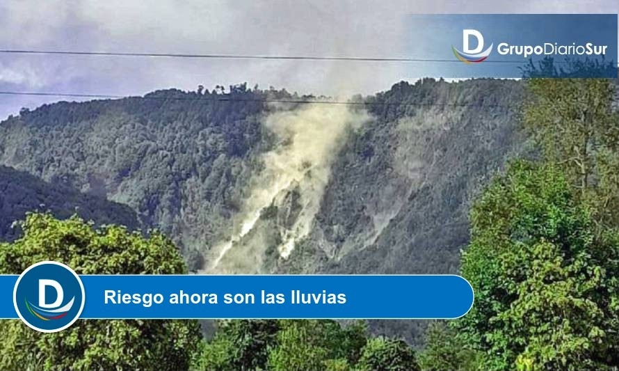 Realizaron sobrevuelo sobre zona afectada por remociones en masa tras sismo de magnitud 4,7