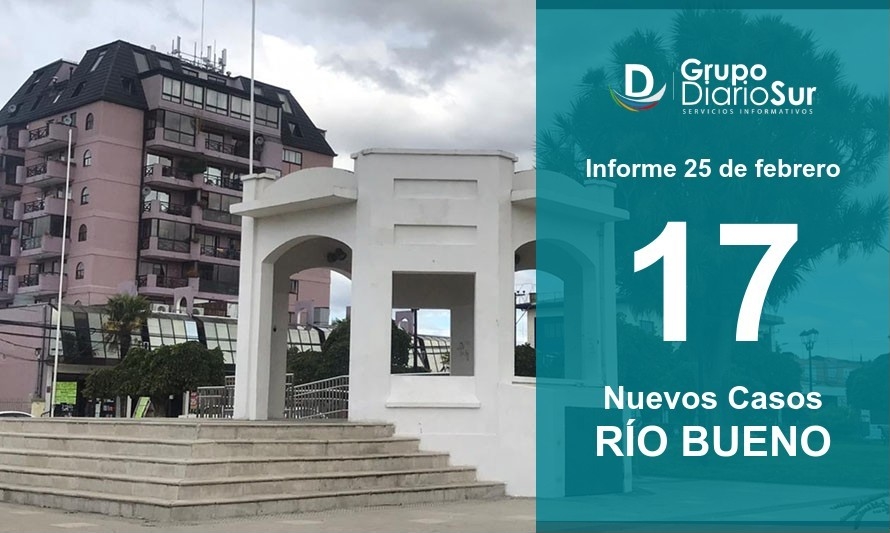 Río Bueno registró 17 nuevos casos