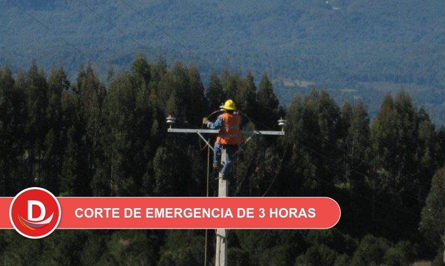 ESTA MEDIANOCHE: Suspenden suministro por trabajos en tramo dañado por robo e  incendio forestal