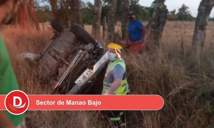 Alarma por volcamiento de vehículo en Paillaco