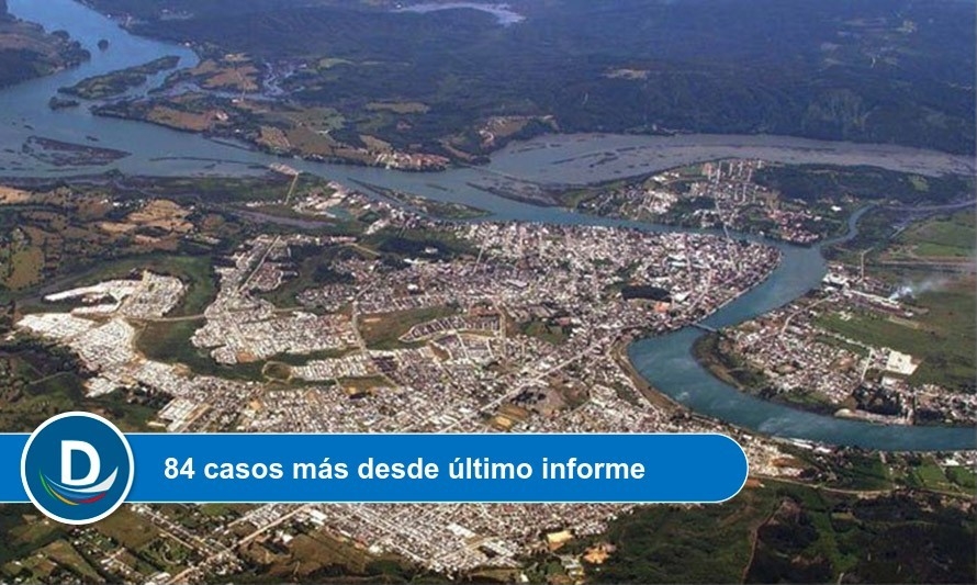 Valdivia entre las comunas con más casos activos del país: 950