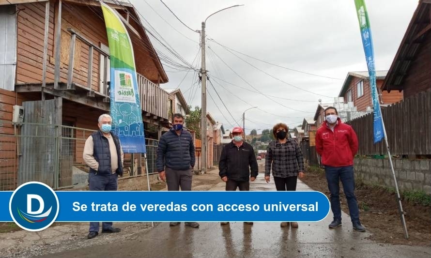 Inician obra de confianza en barrio Los Castaños de Futrono