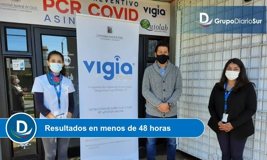 UACH y laboratorio valdiviano lanzan testeo de covid a través de la saliva 