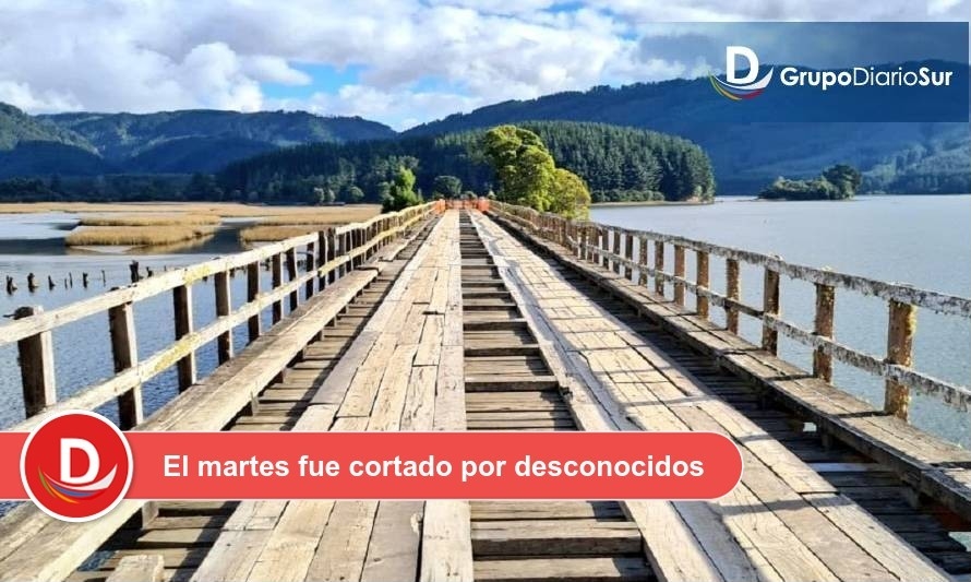 Terminó reparación de puente Naguilán entre Valdivia y Corral