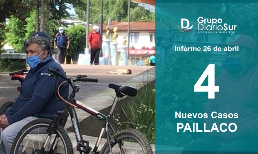 Contagios siguen a la baja por cuarto día en comuna de Paillaco