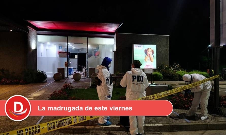 Banda de 10 encapuchados asaltó servicentro ubicado en Mariquina