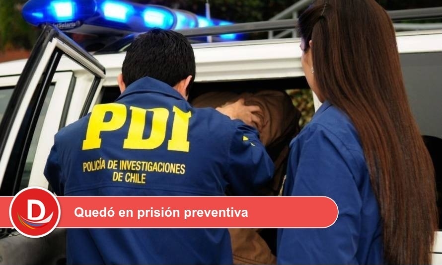 PDI Los Ríos detuvo a imputado por violación de una menor en Los Lagos