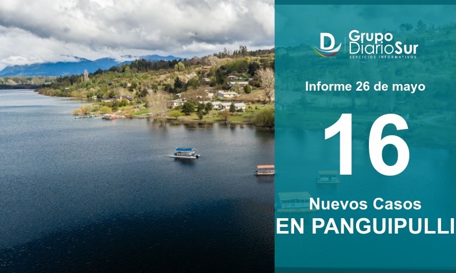 Panguipulli sumó 16 contagios y activos volvieron a aumentar a 90