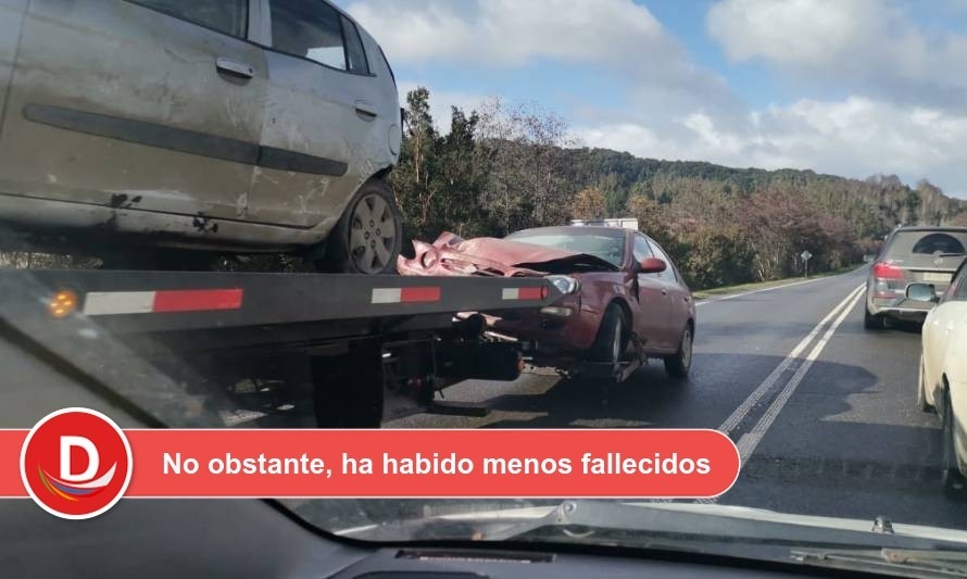 Accidentes de tránsito han aumentado un 13% en este último año