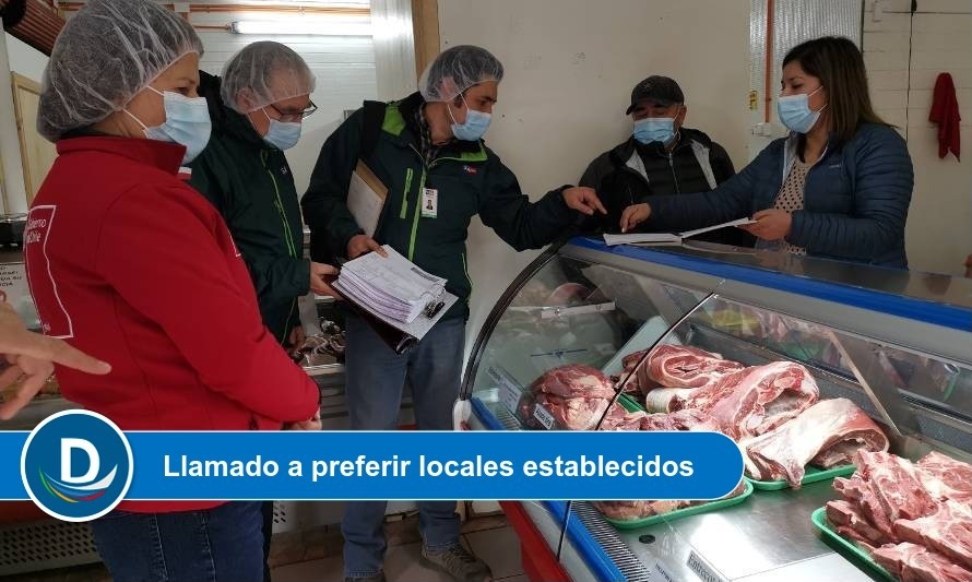 Los Ríos: Autoridades fiscalizaron botillerías y carnicerías previo a fiestas patrias