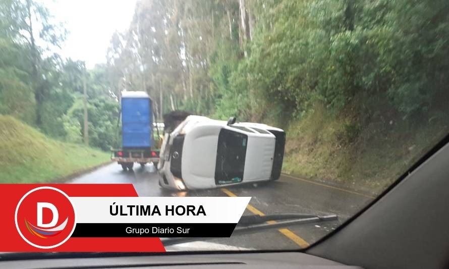 Alarma por accidente vehicular en Futrono