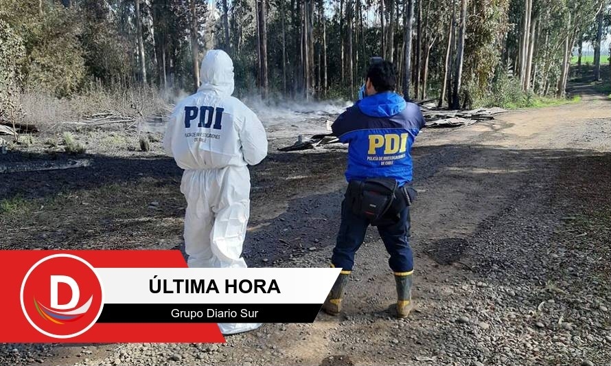 Confirman 2 ataques incendiarios en sectores rurales de Lanco