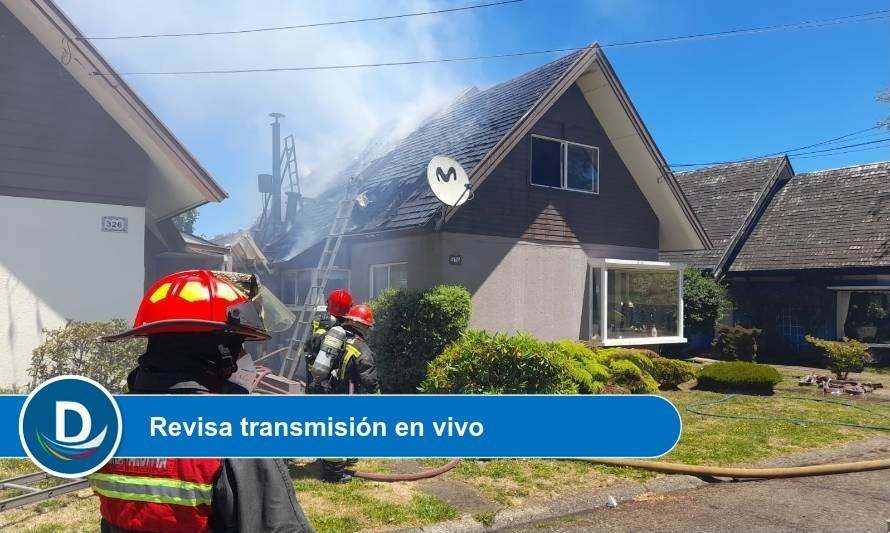 Valdivia: se reporta incendio en Isla Teja