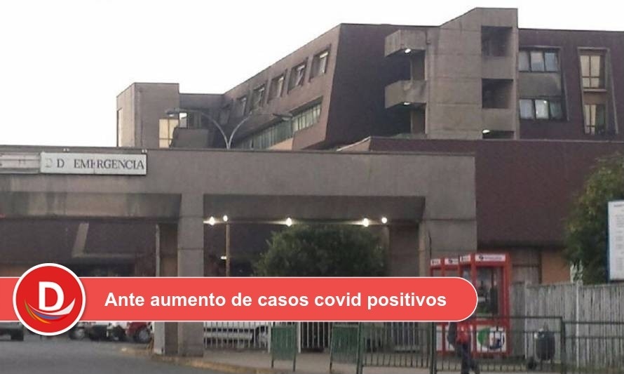 Hospital Base de Valdivia suspende visitas a pacientes hospitalizados