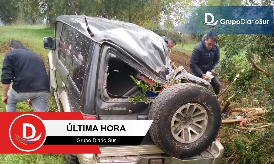 Dos lesionados tras colisión en la ruta a Dollinco