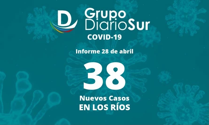 Este jueves en Los Ríos: informan leve alza en número de contagios por covid-19