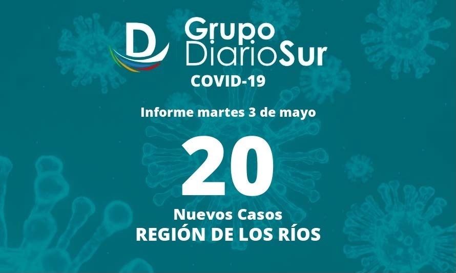 Los Ríos reporta contagios de covid-19 en cuatro comunas