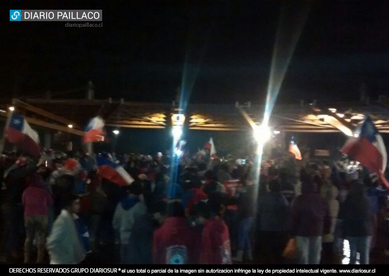 Paillaquinos celebran que Chile es Campeón de América