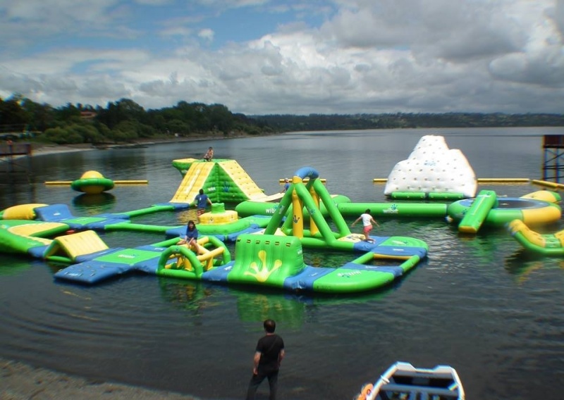 Parque Acuático Arcuaris llega hasta Lago Ranco