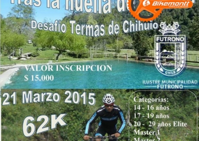 El ciclismo se tomará Futrono en el "Desafío Termas Chihuio, Tras la Huella de Neruda"