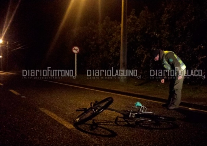 Conductor atropelló a ciclista, abandonó su vehículo y se dio a la fuga en Llifén