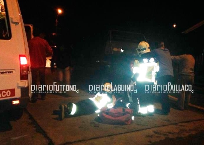 Una persona lesionada tras colisión entre automóvil y motocicleta