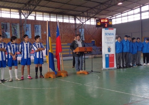 Senda de Futrono premió a participantes de Campeonato de Futbol Sub-17