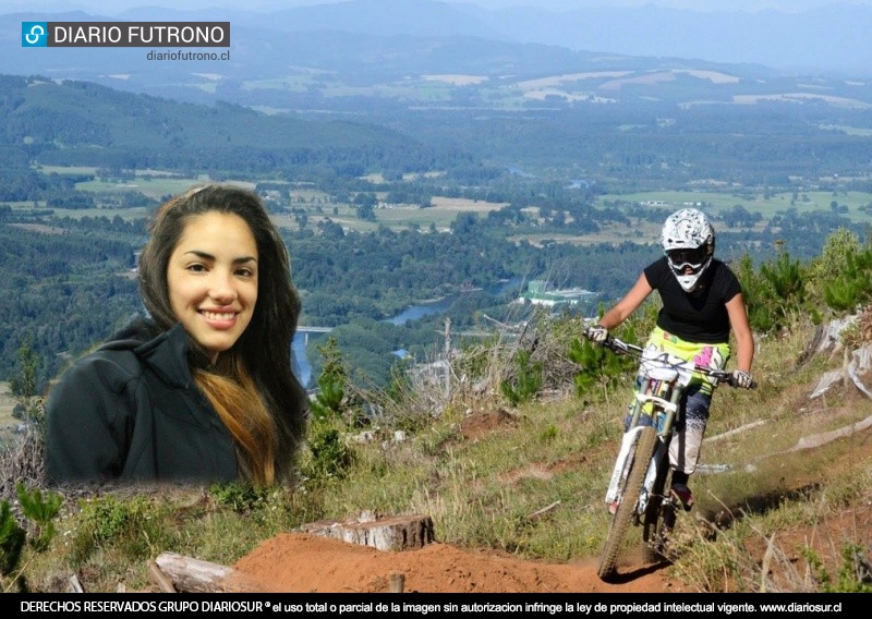 Estefi, la bella futronina que deslumbra el mountain bike regional: “quiero ser campeona de Chile”