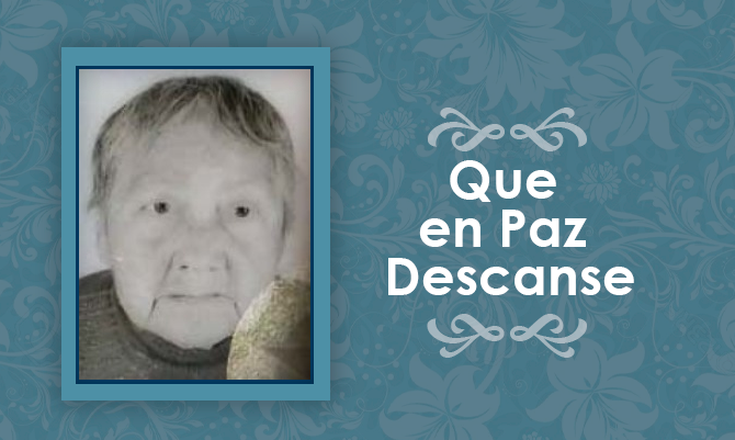 Falleció Ana Rosa Paredes Cárcamo Q.E.P.D