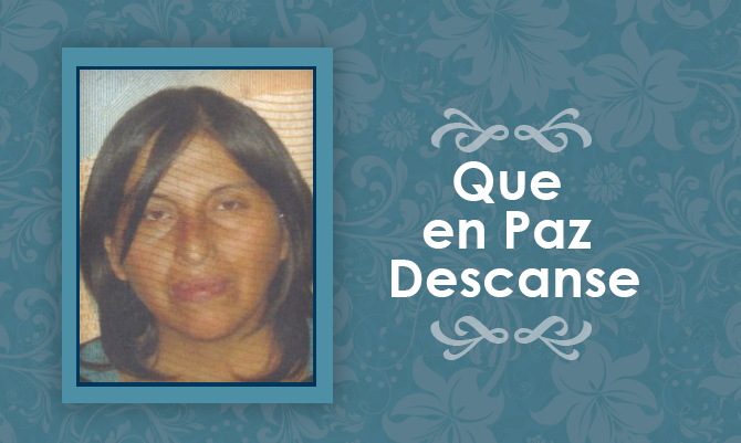 Falleció Cristina Isabel Neguimán Neguimán Q.E.P.D