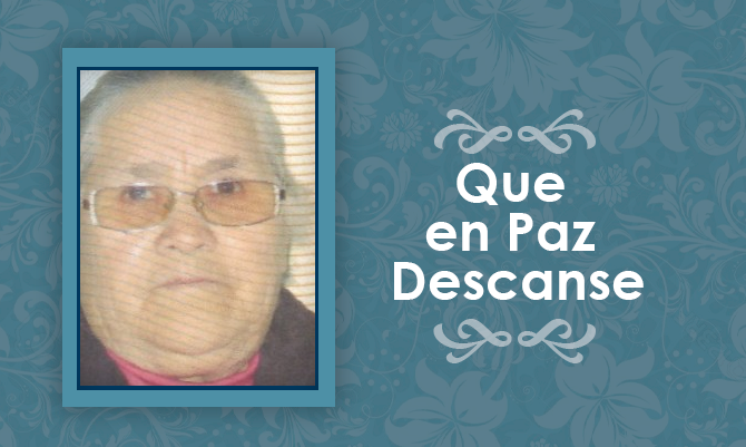 [Defunción] Falleció Maria Carrasco Q.E.P.D