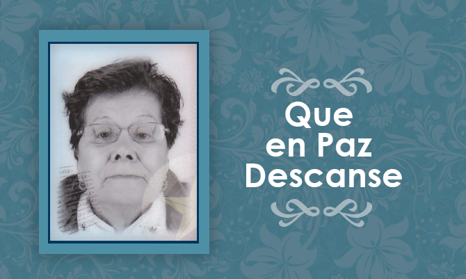 [Defunción] Falleció María Dorila Carrasco Carrasco Q.E.P.D