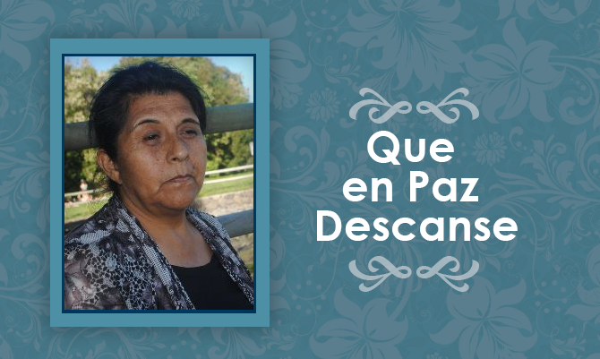 [Defunción] Fallleció Hortensia Olga Gómez Gatica Q.E.P.D