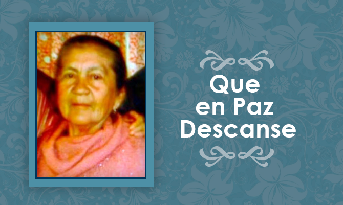 Hoy a las 11 horas funerales de Gabriela del Carmen Valdebenito Pérez Q.E.P.D 