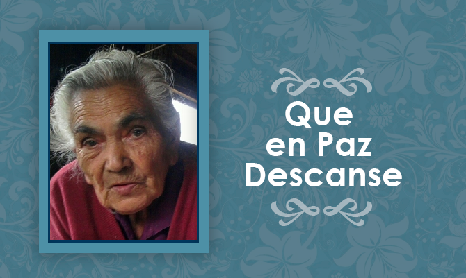 [Defunción] Falleció Lastenia Ferrada Sandoval QEPD