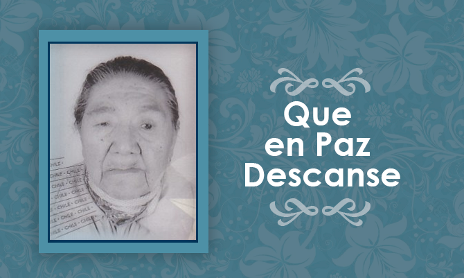 [Defunción] Falleció Filomena Cayún Q.EP.D