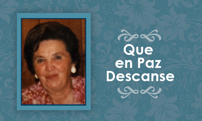 [Defunción] Falleció Silvia Aída González viuda de Guarda Q.EP.D