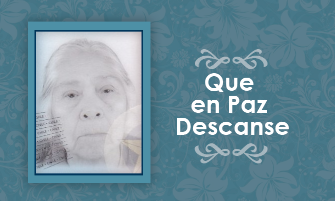 [Defunción] Falleció Luisa Pitripán Vidal Q.EP.D